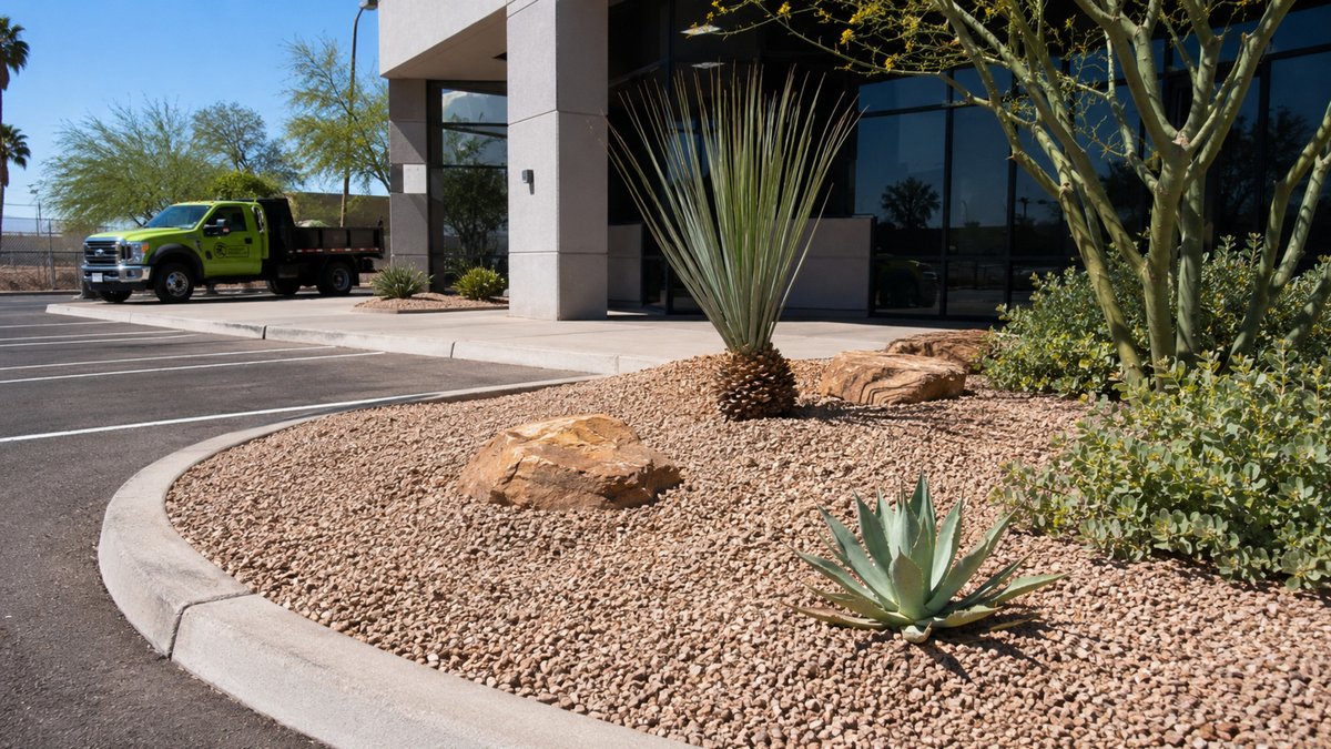Why Decorative Rock Outlasts Organic Mulch in Southern Arizona Why Decorative Rock Outlasts Organic Mulch in Southern Arizona